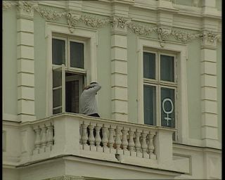 Link to Video | Mecklenburg-Western Pomerania, German Democratic Republic, 1990, Mecklenburg, Rostock, old town, eastern Germany