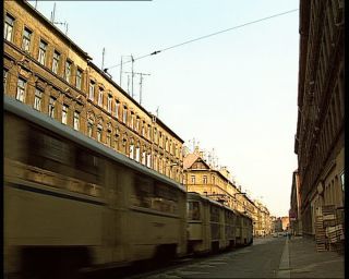 Link to Video | Saxony, architecture, German Democratic Republic, façade, 1990, Leipzig, building, working class quarter, eastern Germany