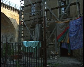 Link to Video | Saxony, architecture, German Democratic Republic, façade, 1990, Leipzig, building, working class quarter, eastern Germany