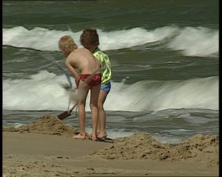 Link to Video | sea, German Democratic Republic, 1990, Baltic Sea, Ostseebad Göhren, eastern Germany