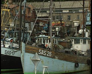 Link to Video | ship, German Democratic Republic, 1990, color, standard-definition television, Rügen, 1990s, port, Sassnitz, Baltic Sea, eastern Germany