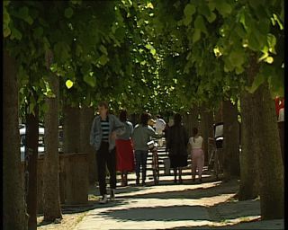 Link to Video | Mecklenburg-Western Pomerania, German Democratic Republic, Ostseebad, Sellin, Sellin, Baltic Sea, eastern Germany