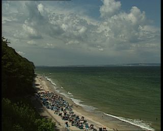 Link to Video | Mecklenburg-Western Pomerania, German Democratic Republic, Ostseebad, Sellin, Sellin, Baltic Sea, eastern Germany