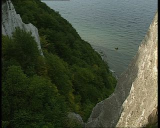 Link to Video | landscape, sea, German Democratic Republic, chalk, 1990, color, Stubbenkammer, standard-definition television, Rügen, 1990s, Baltic Sea, nature, Betacam SP, eastern Germany, coast