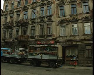 Link to Video | Saxony, German Democratic Republic, Dresden, 1990, Dresden-Neustadt, eastern Germany