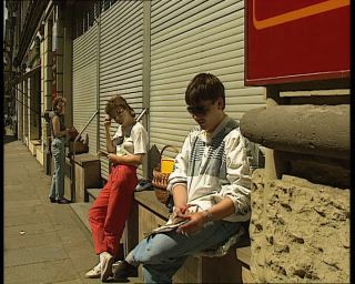 Link to Video | Saxony, German Democratic Republic, Dresden, 1990, Dresden-Neustadt, eastern Germany