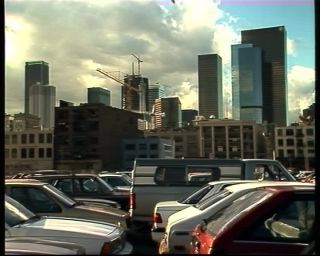 Link to Video | downtown, color, 1988, United States of America, North America, Los Angeles, California