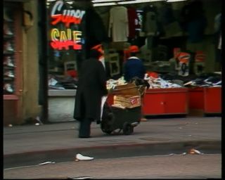 Link to Video | poverty, homelessness, social issue, color, 1988, United States of America, unemployment, North America, Los Angeles, California