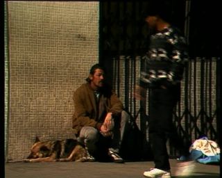 Link to Video | poverty, downtown, homelessness, social issue, color, 1988, United States of America, unemployment, North America, Los Angeles, California