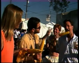 Link to Video | color, street festival, 1988, United States of America, Hollywood, North America, human, Los Angeles, street fair, California