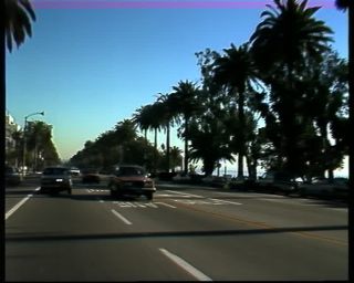 Link to Video | Santa Monica Boulevard, 1988, United States of America, North America, daytime, sky, boulevard, Los Angeles, California