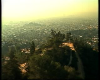 Link to Video | air pollution, smog, metropolis, 1988, United States of America, megalopolis, North America, Los Angeles, California
