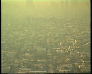 Link to Video | air pollution, smog, metropolis, 1988, United States of America, megalopolis, North America, Los Angeles, California