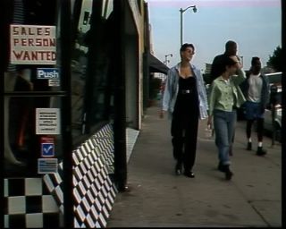 Link to Video | private transport, color, pedestrian, 1988, United States of America, Melrose Avenue, North America, human, California