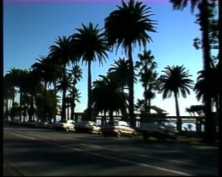 Link to Video | Santa Monica Boulevard, 1988, United States of America, North America, daytime, sky, boulevard, Los Angeles, California