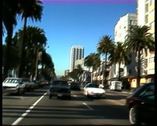 Link to Video | Santa Monica Boulevard, 1988, United States of America, North America, daytime, sky, boulevard, Los Angeles, California