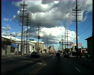 Link to Video | Santa Monica Boulevard, 1988, United States of America, North America, daytime, sky, boulevard, Los Angeles, California