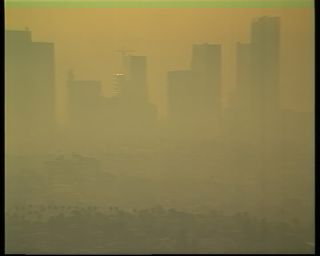 Link to Video | air pollution, smog, metropolis, 1988, United States of America, megalopolis, North America, Los Angeles, California