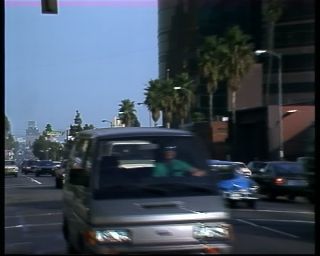 Link to Video | passenger car, motor car, private transport, color, 1988, United States of America, North America, Los Angeles, Sunset Boulevard, California