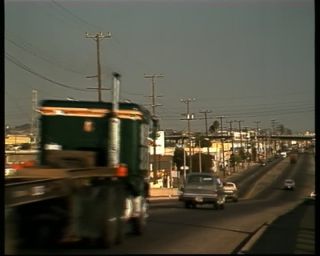 Link to Video | passenger car, private transport, Long Beach, color, 1988, United States of America, truck, traffic, North America, mobility, California