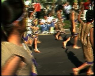 Link to Video | annual event, fun, recurring event, Umzug, Wilshire Boulevard, 1988, Halloween, multicolored, United States of America, North America, disguise, Los Angeles, parade, procession, California