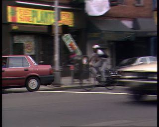 Link to Video | Manhattan, Third Avenue, Big Apple, color, 1989, United States of America, passenger, yellow cab, New York City, Little Germany, male human, man