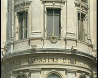 Link to Video | France, Printemps, metropolis, 1991, department store, color, Europe, megalopolis, Betacam SP, Paris
