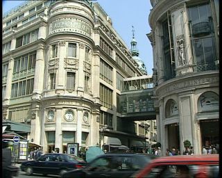 Link to Video | France, Printemps, metropolis, 1991, department store, color, Europe, megalopolis, Betacam SP, Paris