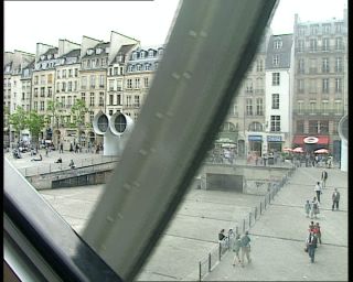 Link to Video | tourist destination, cultural center, France, megacity, Centre Georges Pompidou, metropolis, 1991, color, standard-definition television, 1990s, Europe, megalopolis, tourist attraction, Betacam SP, Paris