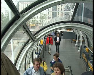 Link to Video | tourist destination, cultural center, France, megacity, Centre Georges Pompidou, metropolis, 1991, color, standard-definition television, 1990s, Europe, megalopolis, tourist attraction, Betacam SP, Paris