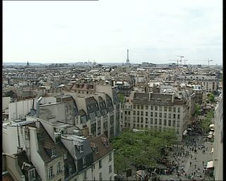 Link to Video | tourist destination, cultural center, France, megacity, Centre Georges Pompidou, metropolis, 1991, color, standard-definition television, 1990s, Europe, megalopolis, tourist attraction, Betacam SP, Paris