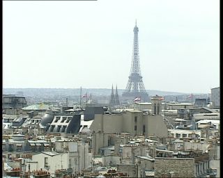 Link to Video | tourist destination, cultural center, France, megacity, Centre Georges Pompidou, metropolis, 1991, color, standard-definition television, 1990s, Europe, megalopolis, tourist attraction, Betacam SP, Paris