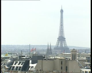 Link to Video | tourist destination, cultural center, France, megacity, Centre Georges Pompidou, metropolis, 1991, color, standard-definition television, 1990s, Europe, megalopolis, tourist attraction, Betacam SP, Paris