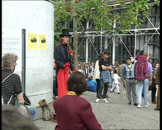 Link to Video | tourist destination, cultural center, France, megacity, Centre Georges Pompidou, metropolis, 1991, color, standard-definition television, 1990s, Europe, megalopolis, tourist attraction, Betacam SP, Paris
