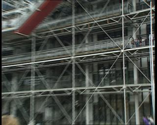 Link to Video | tourist destination, cultural center, France, megacity, Centre Georges Pompidou, metropolis, 1991, color, standard-definition television, 1990s, Europe, megalopolis, tourist attraction, Betacam SP, Paris