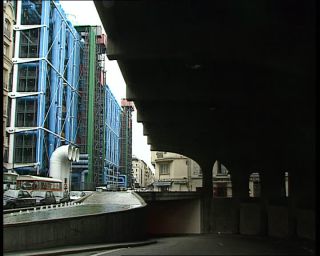Link to Video | tourist destination, cultural center, France, megacity, Centre Georges Pompidou, metropolis, 1991, color, standard-definition television, 1990s, Europe, megalopolis, tourist attraction, Betacam SP, Paris