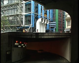 Link to Video | tourist destination, cultural center, France, megacity, Centre Georges Pompidou, metropolis, 1991, color, standard-definition television, 1990s, Europe, megalopolis, tourist attraction, Betacam SP, Paris