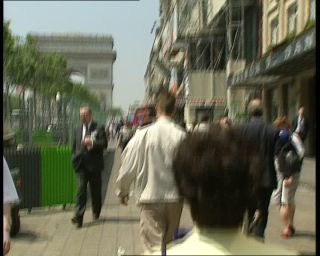 Link to Video | tourist destination, France, megacity, metropolis, 1991, color, standard-definition television, 90s, 1990s, Europe, megalopolis, avenue des Champs-Élysées, Betacam SP, Paris
