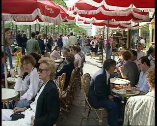Link to Video | tourist destination, France, megacity, metropolis, 1991, color, standard-definition television, 90s, 1990s, Europe, megalopolis, avenue des Champs-Élysées, Betacam SP, Paris
