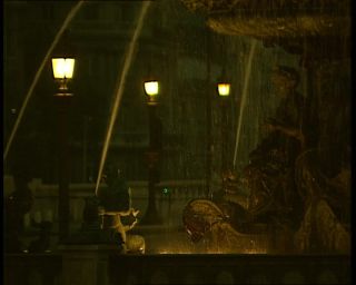 Link to Video | tourist destination, France, megacity, place de la Concorde, metropolis, 1991, lighting, color, standard-definition television, 90s, 1990s, Europe, megalopolis, tourist attraction, night, evening, Betacam SP, Paris