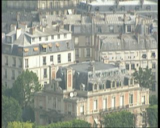 Link to Video | tourist destination, France, megacity, metropolis, 1991, color, standard-definition television, 90s, wide shot, high-angle shot, 1990s, Europe, megalopolis, city, Betacam SP, Paris