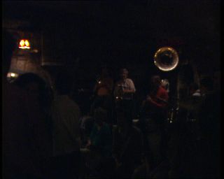 Link to Video | tourist destination, France, nightlife, jazz club, megacity, leisure, metropolis, sound on tape, 1991, color, standard-definition television, 1990s, Europe, megalopolis, Le Caveau de la Huchette, night, music, evening, Betacam SP, Paris