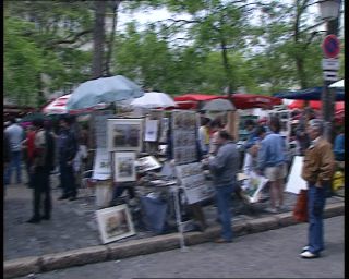 Link to Video | tourist destination, France, megacity, Montmartre, metropolis, 1991, color, standard-definition television, 1990s, Europe, megalopolis, Betacam SP, Paris