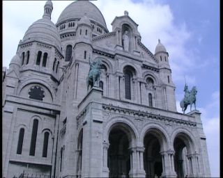 Link to Video | tourist destination, France, megacity, Montmartre, metropolis, 1991, color, standard-definition television, 1990s, Europe, megalopolis, Betacam SP, Paris