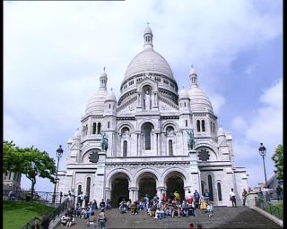Link to Video | tourist destination, France, megacity, Montmartre, metropolis, 1991, color, standard-definition television, 1990s, Europe, megalopolis, Betacam SP, Paris