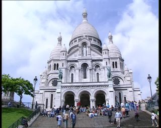 Link to Video | tourist destination, France, megacity, Montmartre, metropolis, 1991, color, standard-definition television, 1990s, Europe, megalopolis, Betacam SP, Paris