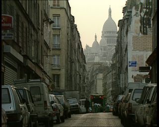 Link to Video | tourist destination, France, megacity, Montmartre, metropolis, 1991, color, standard-definition television, 1990s, Europe, megalopolis, Betacam SP, Paris