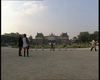 Link to Video | tourist destination, France, megacity, metropolis, 1991, color, park, standard-definition television, Jardin du Luxembourg, 1990s, Europe, megalopolis, Betacam SP, Paris
