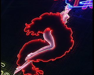 Link to Video | tourist destination, France, megacity, metropolis, 1991, color, standard-definition television, 90s, 1990s, advertising, Europe, megalopolis, night, evening, Betacam SP, Paris, Neonlicht