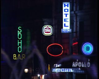 Link to Video | tourist destination, France, megacity, metropolis, 1991, color, standard-definition television, 90s, 1990s, advertising, Europe, megalopolis, night, evening, Betacam SP, Paris, Neonlicht